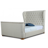 Manhattan Comfort BD007-FL-IV Lola Ivory Full Bed
